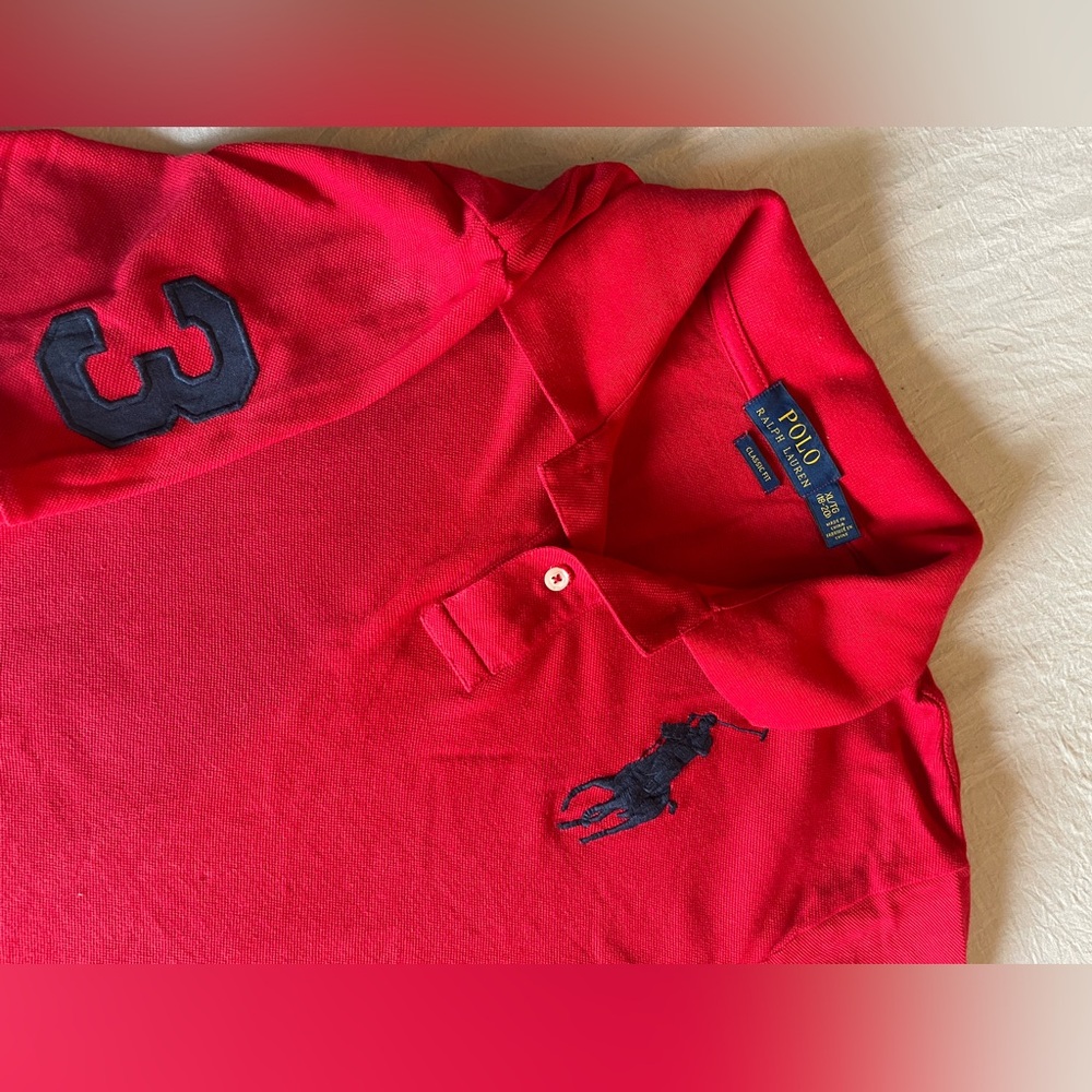 Boys Red Ralph Lauren Polo Shirt